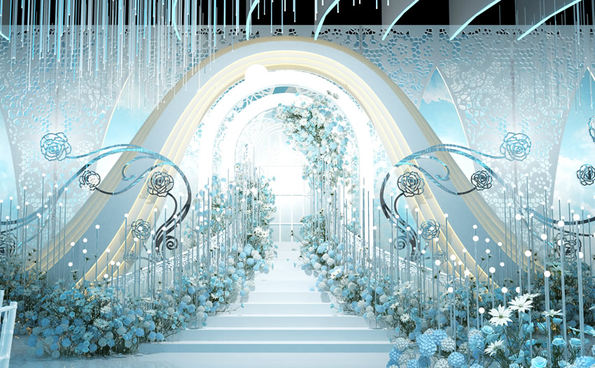 渭滨釡香烙馍村水晶厅效果展示